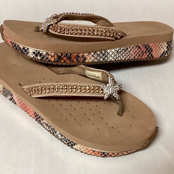 Volatile Shoes - Volatile Women's Starfish Wedge Sandal Size 6